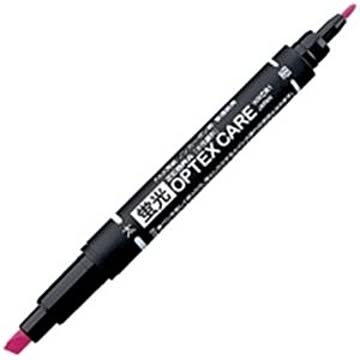 （まとめ買い）ゼブラ ZEBRA 蛍光オプテックスケア WKCR1-P 桃 10本 ×5セット