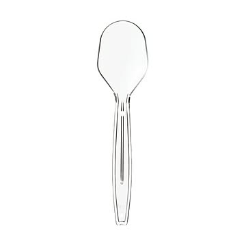 (まとめ) サンナップ 試食用 ミニスプーン 100mm 個包装 MS100P-CL 1パック(100本) 【×30セット】