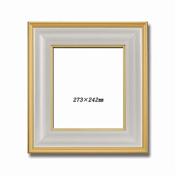 【金色紙額】【高級色紙額】輝く金フレームの色紙額　■金色紙（マット付き）273×242mm ゴールド