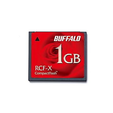 (まとめ）バッファロー コンパクトフラッシュ 1GB RCF-X1GY 1枚【×3セット】