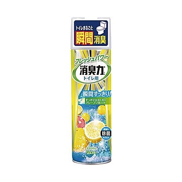 （まとめ） エステー トイレの消臭力スプレー グレープフルーツ 330ml 1セット（3本） ×4セット