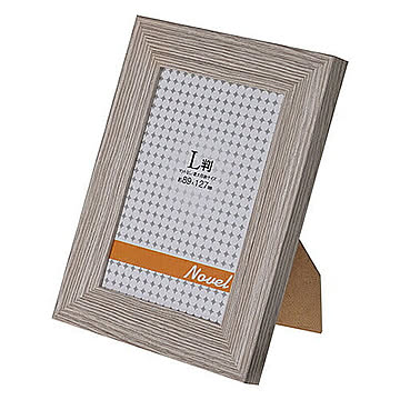 エツミ フォトフレーム Novel-ノベル- 「小説」 L判用(3.5×5in) PS グレー VE-5578 管理No. 4975981848971