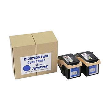 トナーカートリッジ CT202456汎用品 シアン 1箱2個