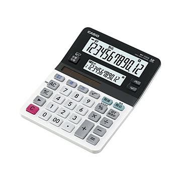 （まとめ） カシオ 電卓 MV-220W-N 1台入 【×2セット】