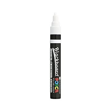 （まとめ） 三菱鉛筆 ブラックボードポスカ 中字丸芯（1.8-2.5mm） PCE-200-5M 1P.1 白 1本入 【×10セット】