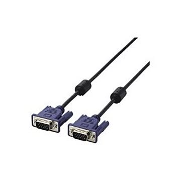 （まとめ）エレコム ELECOM ディスプレイケーブル 1.5m CAC-15BK【×5セット】