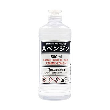 （まとめ）トーヤク Aベンジン 丸ポリ 500ml 1本【×10セット】