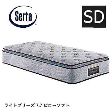 サータ ドリームベッド ライトブリーズ 7.7 マットレス SD 円筒型ポケットコイル セミダブル