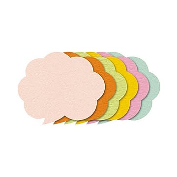 （まとめ）ササガワ ぷちカード中 フキダシ 16-7021×30セット