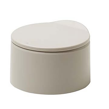 ideaco イデアコ Trash can TUBELOR flat20 チューブラー フラット20 2.2L ゴミ箱 ごみ箱 ダストボックス ゴミ袋が隠せる 蓋付き 三角コーナー キッチン向け
