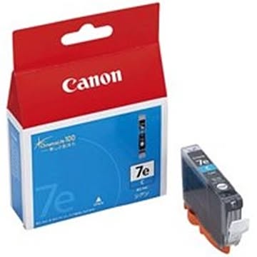 (業務用4セット) Canon キヤノン インクカートリッジ 純正 BCI-7eC シアン(青)