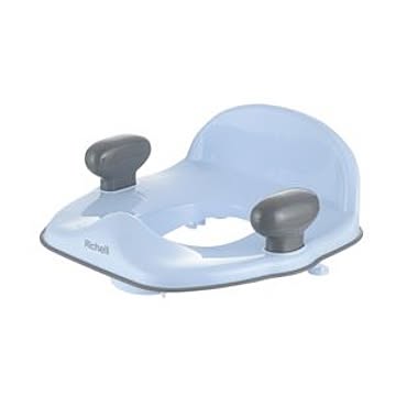 ポッティス 子供用補助便座 3個セット K ブルー 幅32×奥行32×高さ16cm 抗菌加工