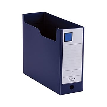 (まとめ) キングジム GボックスPP A4ヨコ 収納幅100mm ネイビー 4633N 1冊  【×30セット】