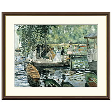 額絵 ラ・グルヌイエール ピエール＝オーギュスト・ルノワール 52x42cm 三幸