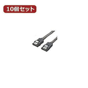 変換名人 10個セット SATA6Gbケーブル I-Iロック付 70 SATA6-IICA70X10 管理No. 4589452952991