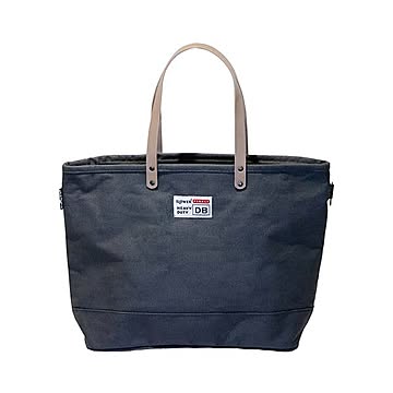 SLOWER スロウワー PEBBLE CANVAS TOTE BAG DOBBY 5033 ぺブル キャンバストートバッグ ドビー 5033 ドビー織 帆布生地 手提げ 21L レザーハンドル