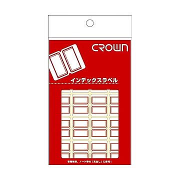 （まとめ） クラウンアドインデックス CR-ID3-R 赤枠 1P入 【×50セット】
