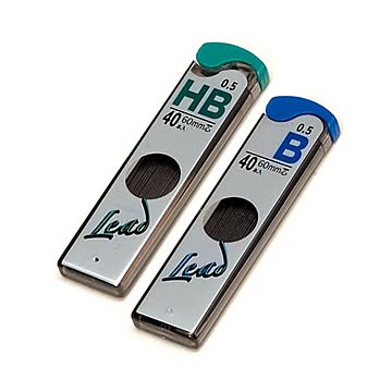 （まとめ） プラチナ万年筆 シャープペン替芯 5Q-200A#5 0.5mm B 10個×10セット