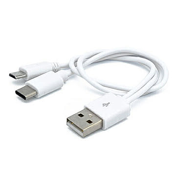 日本トラストテクノロジー microUSB&TypeC 2台同時充電対応ケーブル (ホワイト) JSC-010WH 管理No. 4520008248724
