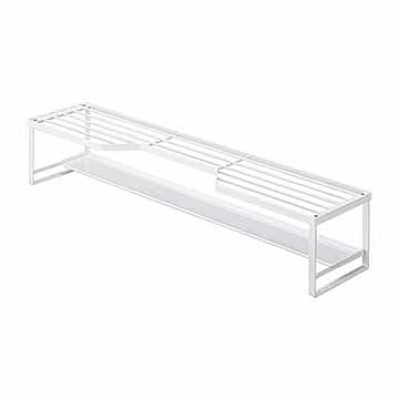 山崎実業 タワーコンロ用ラック 排気口カバー付 ホワイト 75cm