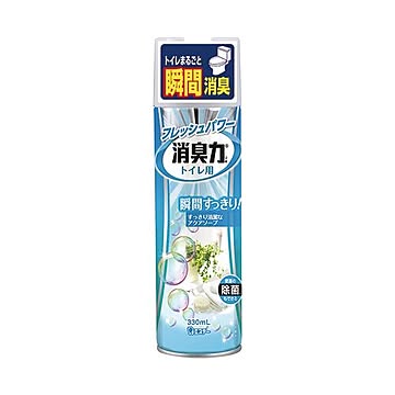 （まとめ） エステー トイレの消臭力スプレー アクアソープ 330ml 1セット（3本） ×4セット