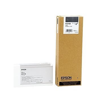 (まとめ) エプソン EPSON PX-P／K3インクカートリッジ グレー 700ml ICGY58 1個  【×10セット】