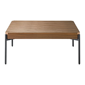 リビングテーブル 組立式 スクエア LT-49-W80S 幅815x奥行815x高さ350mm 桜屋工業