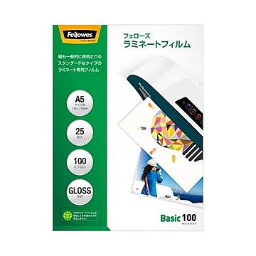 (まとめ）フェローズジャパン ラミネートフィルムA5 25枚 5848601×10セット