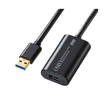 サンワサプライ延長USB3.0アクティブリピーターケーブル（A）オス-（A）メス 10m KB-USB-R310 1本