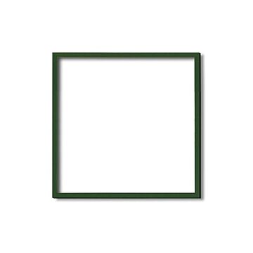 角額木製正方額・壁掛けひも■5767 350角(350×350mm)「グリーン」