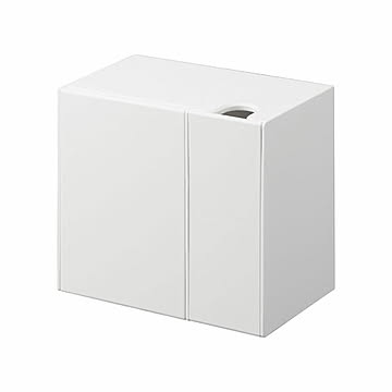 tower タワー (山崎実業) ウォール流せるトイレブラシ＆替えブラシホルダー 石こうボード壁対応 Wall-Mounted Flushable Toilet Brush & Replacement