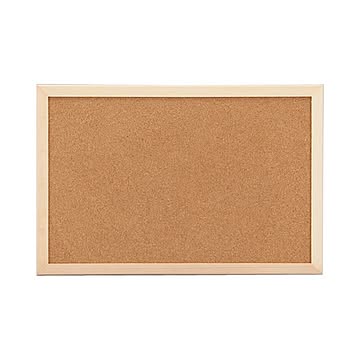 (まとめ）TANOSEE 両面コルクボードSサイズ W450×H300×D15mm 1セット（10枚）【×3セット】