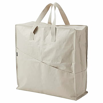 tower タワー (山崎実業) ポリエチレンシート ポケット付きおもちゃ収納バッグ Storage Bag With Pocket アウトドア 防水 屋外収納 衣類ケース すき間 クローゼット