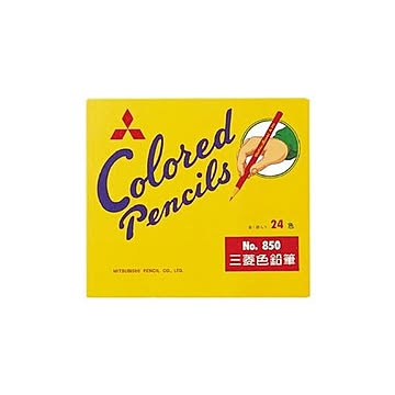 （まとめ）三菱鉛筆 色鉛筆850 K85024C.2 24色【×10セット】