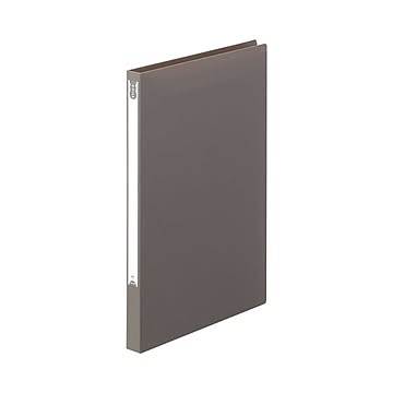 (まとめ) TANOSEE Zファイル（PP表紙） A4タテ 100枚収容 背幅20mm ダークグレー 1冊  【×30セット】