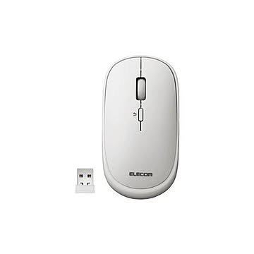 （まとめ）エレコム 薄型無線マウス グレー M-TM10DBGY【×3セット】