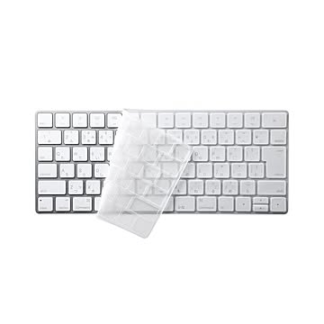 （まとめ） サンワサプライ キーボードカバー（AppleMagicKeyboard用） FA-HMAC4 【×2セット】