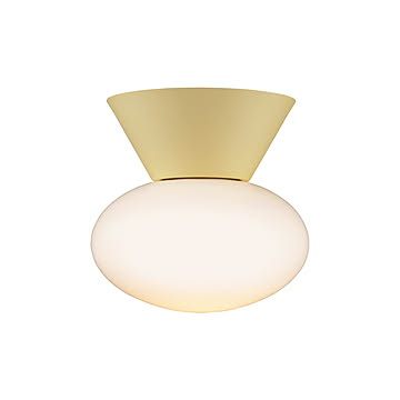 INTERFORM インターフォルム Mois モワ シーリングライト (白熱球付属) LT-4634 / シーリングランプ 天井照明 LED対応 E17 40W×1灯