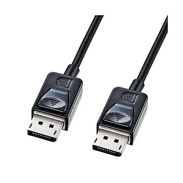 （まとめ）サンワサプライ DisplayPortケーブル1m KC-DP1K×2セット