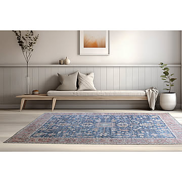 レトロ Retro トルコ製 ビンテージスタイルラグ CV-FIRST 01