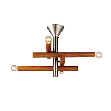 Immeuble ceiling light イムーブル シーリングライト (電球別売) LT-4593 / シーリングランプ LED球対応 天井照明 E26 〜60W×4灯