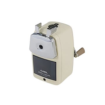 （まとめ） カール事務器 エンゼル5 プレミアム3 鉛筆削器 クリーム 【×3セット】