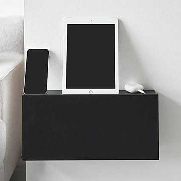  山崎実業 コンセントごと隠せる壁付けケーブルラック タワー tower 