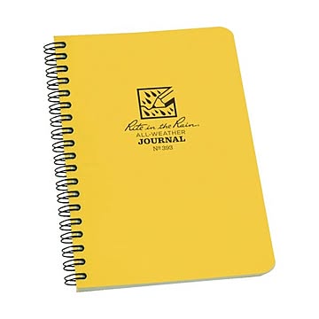 （まとめ） ライトインザレインスパイラルノートブック ジャーナル 393 1冊 ×5セット