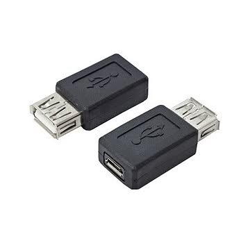 変換名人 変換プラグ USB A(メス)→microUSB(メス) USBAB-MCB