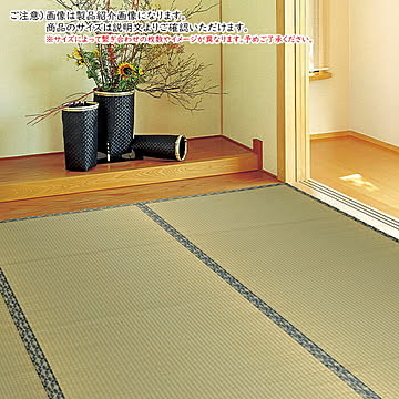 い草 上敷き 白馬 36間 10帖 長方形 364x455cm 萩原