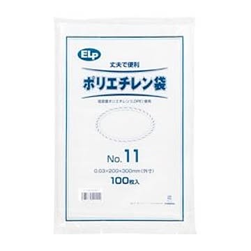 （まとめ） シモジマ ポリエチレン規格袋 6999511 100枚入 【×10セット】