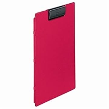 (業務用50セット) LIHITLAB クリップファイル/バインダー 【A4 ヨコ型】 F-2650-12 桃