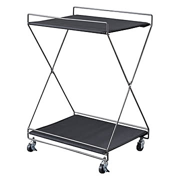 ラック 組立式 折りたたみ式 フォールディングワゴン L MIP-82 幅50x奥行35.5x高さ68cm 東谷