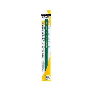 （まとめ） トンボ鉛筆 色鉛筆1500緑 5本組【×20セット】